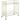Cara 2-tier Rectangular Glass Shelf Metal Bar Cart