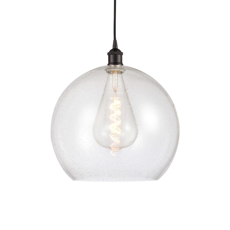 Innovations Lighting 616-1P-17-14 Athens Pendant Athens 14" Wide - Oil Rubbed Bronze / Seedy