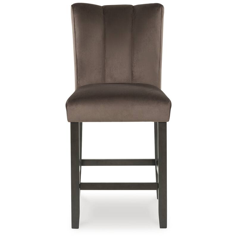 Signature Design by Ashley Zendalia Brown Counter Height Bar Stool (Set of 2) - 19" W x 23" D x 40" H