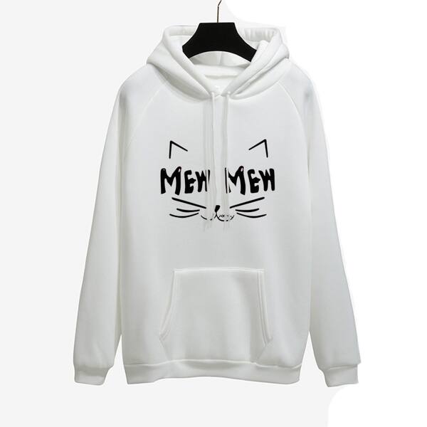 Shop Women Hoodies Cute Cat Ear Novelty Pullover Overstock 31172530