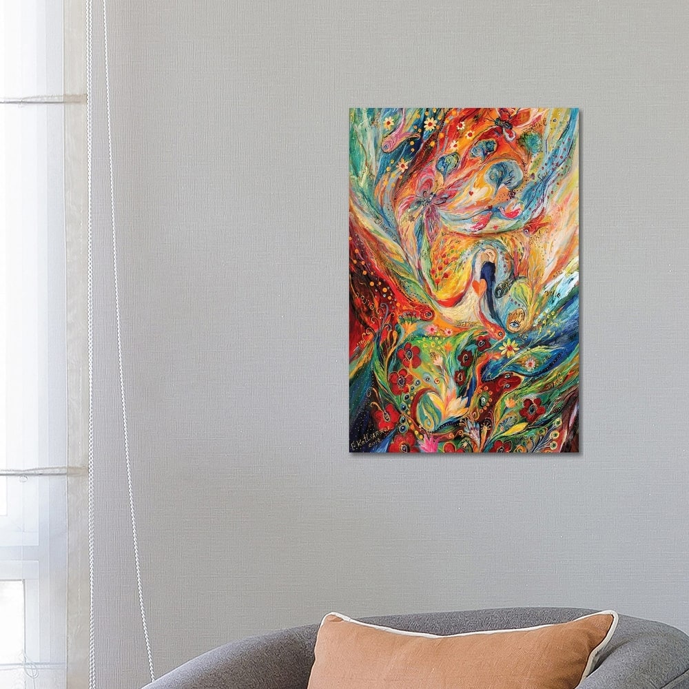 iCanvas "The Angels On Wedding Triptych. Middle Panel" by Elena Kotliarker Canvas Print