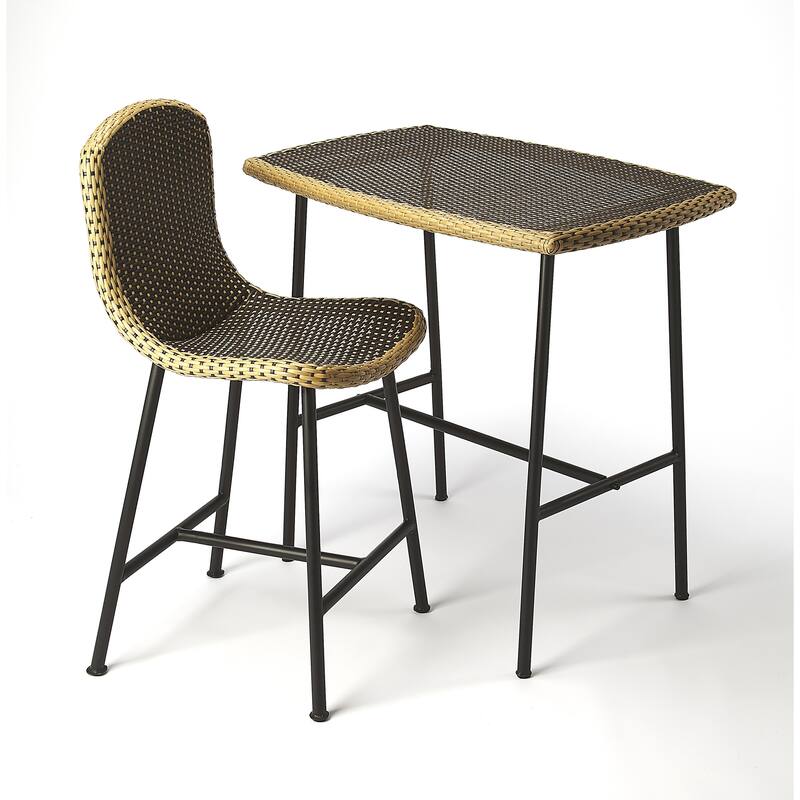 Freeport Rattan & Iron Pub Table