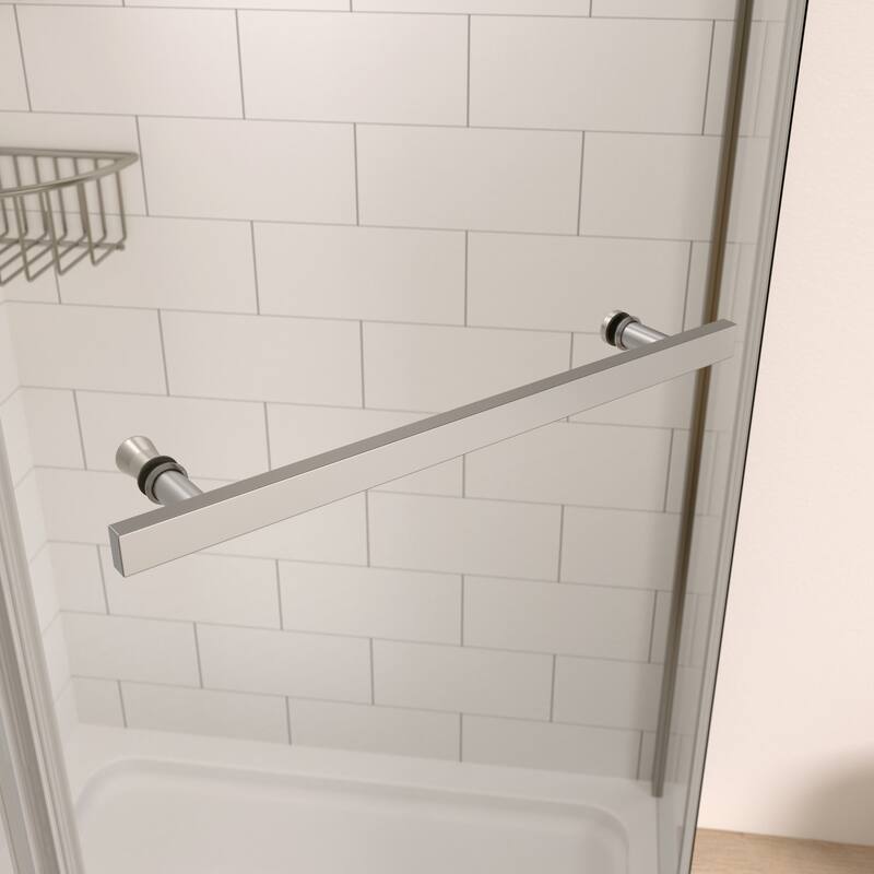 Pivot shower door, with 1/4" tempered glass