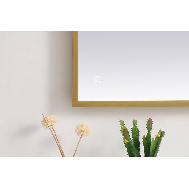 Indigo Home 24x40 inch LED mirror with adjustable color temperature