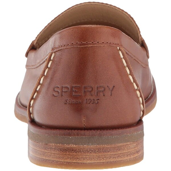 sperry pink loafers