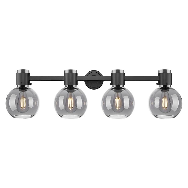 Innovations Lighting 464-4W-G464B-7SM Lawton Sphere 4 Light 34" Wide - Matte Black
