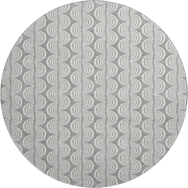 Premium Washable Super Soft Transitional Scallop Mayfield Rug