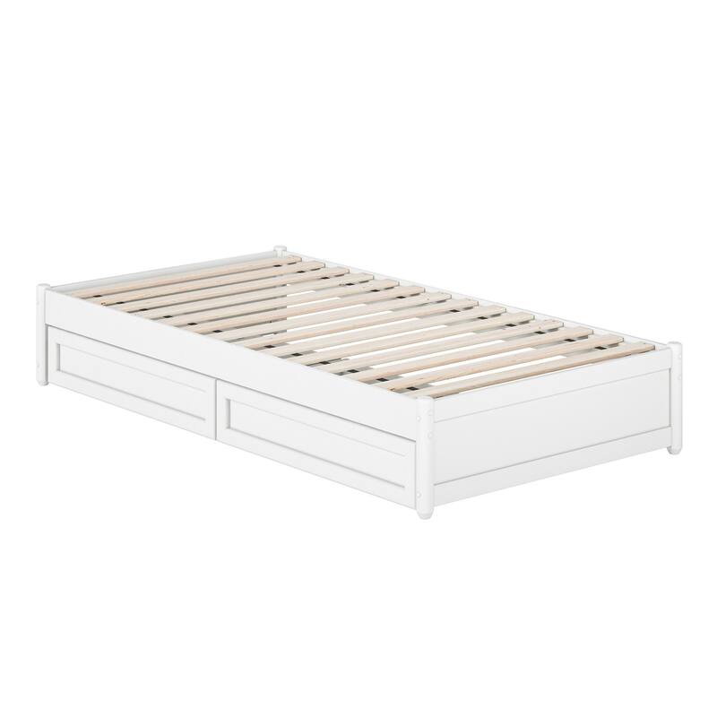 Barcelona Panel Platform Bed with Storage Drawers