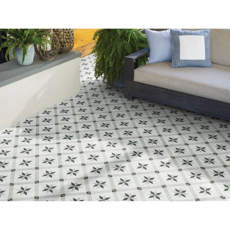 Shaw Revival Maria - 8" Square Floor and Wall Tile - Matte Visual -