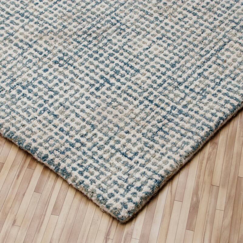 Noah Contemporary Geometric Wool Indoor Area Rug by Sevita