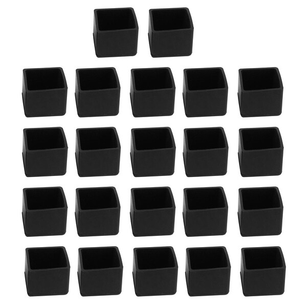 Desk Table Leg Caps End Tip Home Furniture Protector 22pcs 1"x1" (25x25mm)