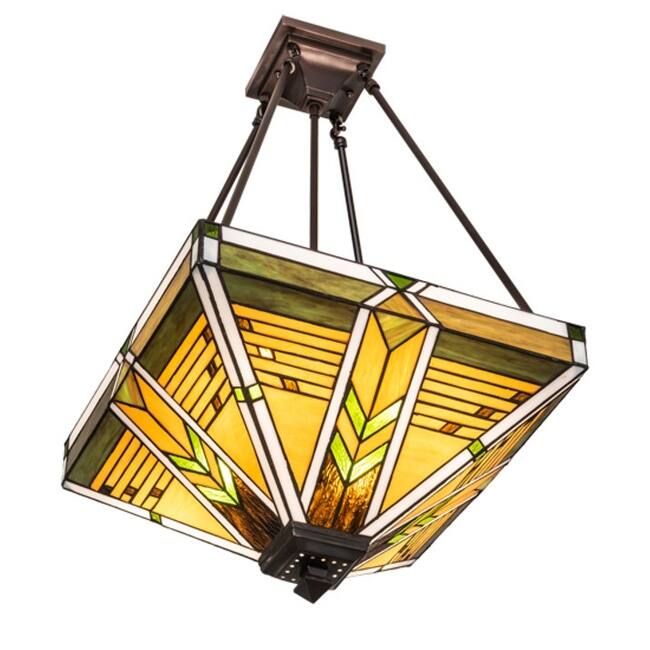 Meyda Tiffany 220187 Abilene Mission 4 Light 24" Wide Pendant