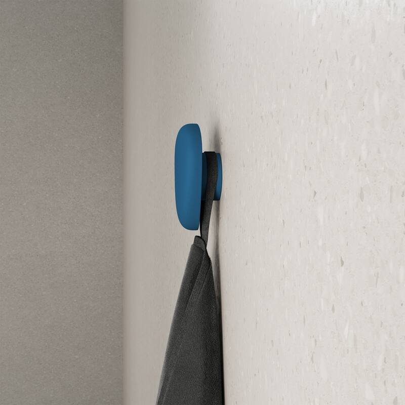 Plaisir Concrete Bathroom Robe Hook In Royal Blue