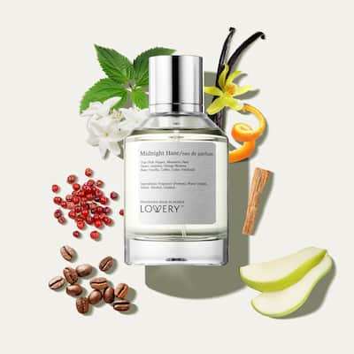 Lovery Midnight Haze Eau de Parfum Spray, Made in France, 3.4 oz - 3.4 oz