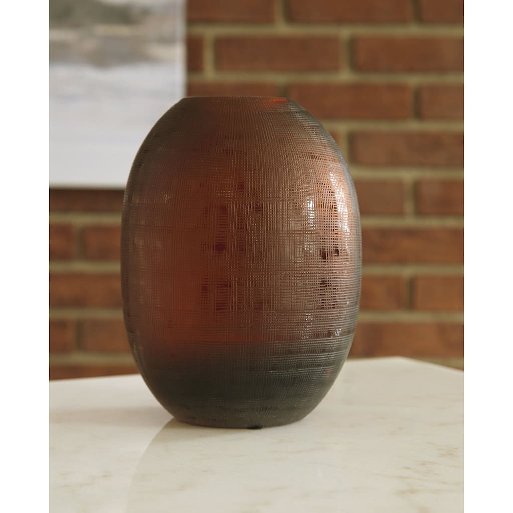 Signature Design by Ashley Embersen Brown Vase (Set of 2)