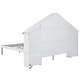 preview thumbnail 17 of 17, Wood Platform Bed with House-shaped Storage Headboard and Built-in LED