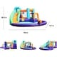 preview thumbnail 3 of 5, Inflatable Bounce House, Jumping Castle with Water and Slide, Inflatable Bouncer with Air Blower, Water Spray