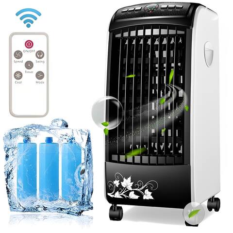 Portable Air Cooler 3 Fan Settings with Cooling and Humidifier