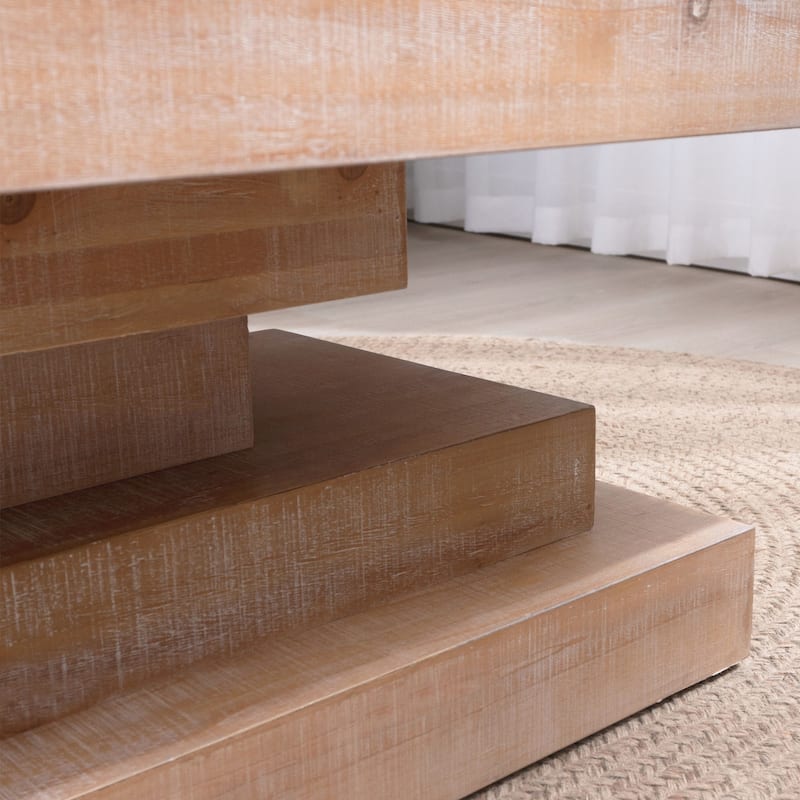 Modern Rustic Wood Coffee Table