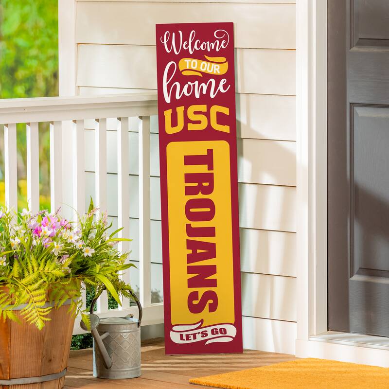 47" Double Sided Seasonal Porch Leaner, University of Southern California - 47" x 11.25" - Halloween