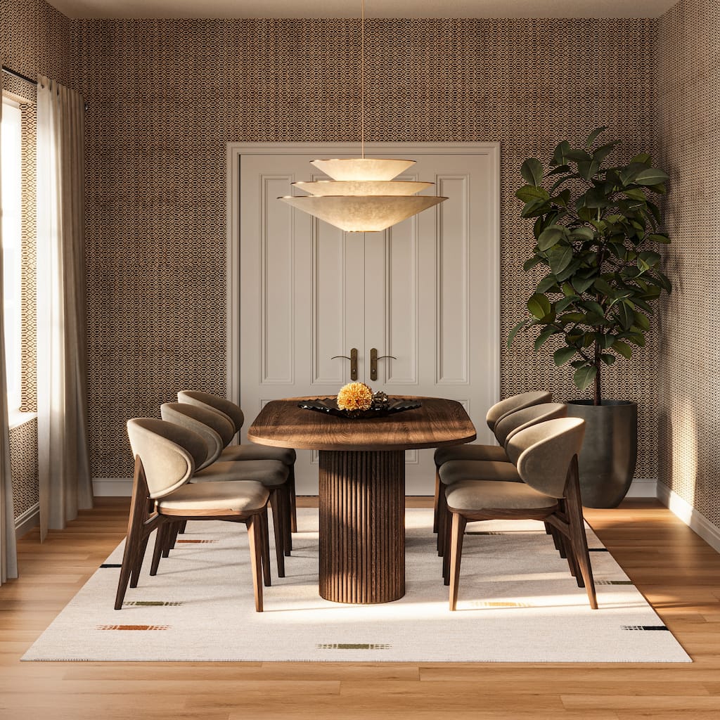 Carmeon Hamilton Lero Bohemian Dot Hand Woven Rug