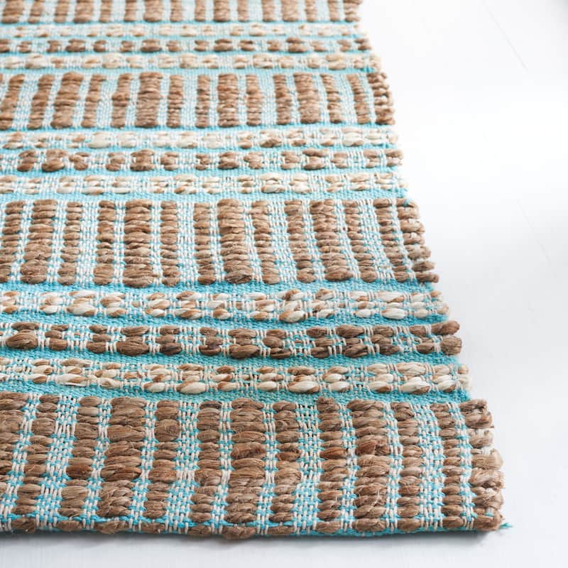 SAFAVIEH Handmade Natural Fiber Marharita Geometric Seagrass Rug