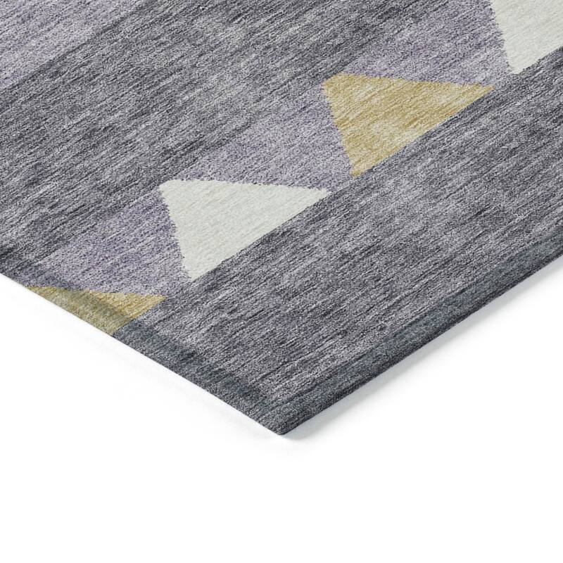 Machine Washable Indoor/ Outdoor Global Boho Chantille Rug