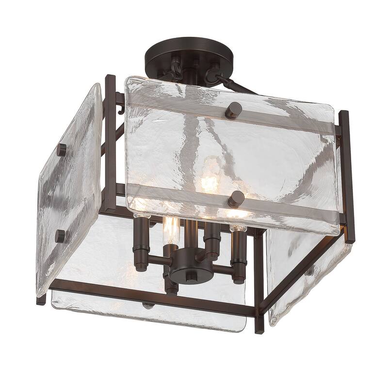 Glenwood by Brian Thomas 4-Light Ceiling Light in English Bronze - English Bronze