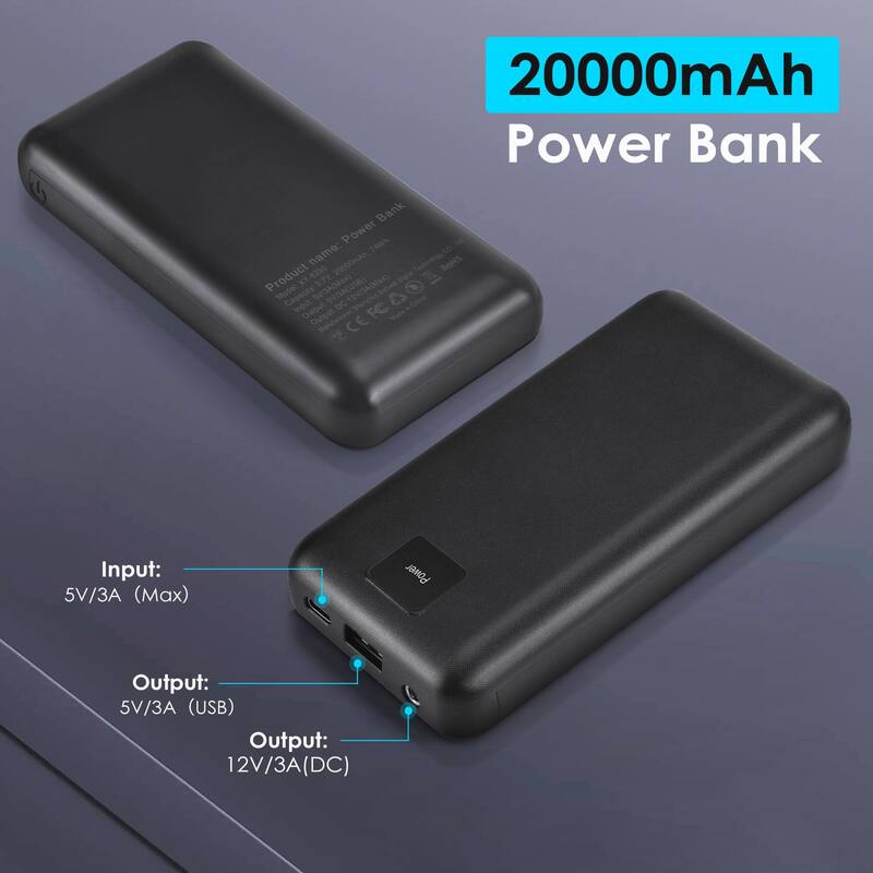 21 Inch 2 Pack Black Heated Stadium Seats for Bleachers with 20000mAh Power Bank Included Stadium Seating