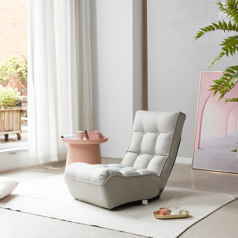 Tatami Balcony Japanese Reclining Chair - 41.30 x 23.60 x 29.00