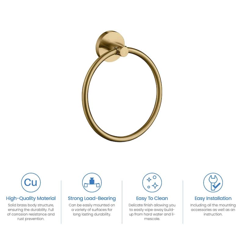 Circular Bathroom Towel Ring