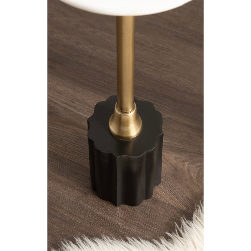 Kate and Laurel Nisha Round Marble Drink Table