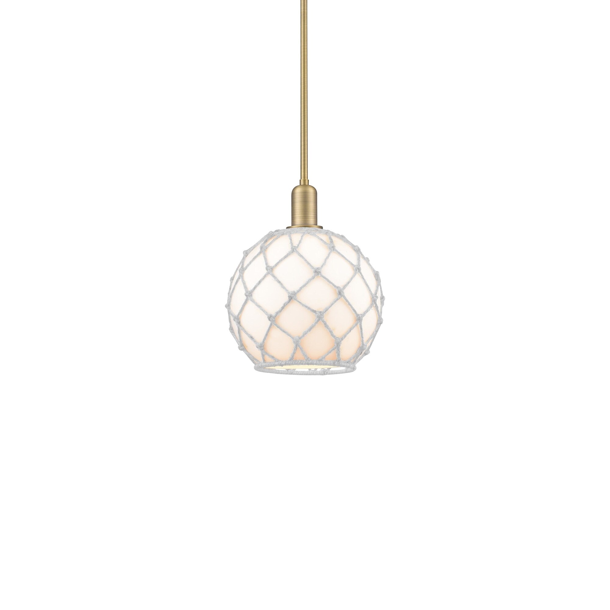 Innovations Lighting 716-1S-13-10 Farmhouse Rope Pendant Farmhouse