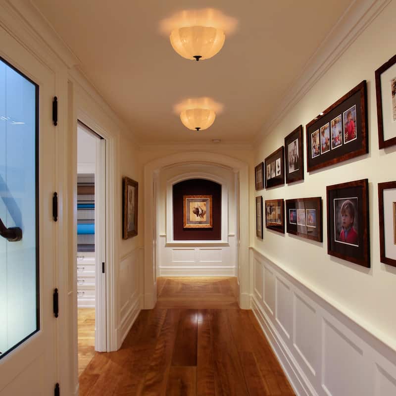 3 Light Glass Ceiling Light Fixture Gold Semi Flush Mount Ceiling Light Fixture