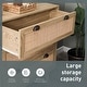 preview thumbnail 32 of 36, Rattan Drawer Accent Storage Cabinet for Living Room