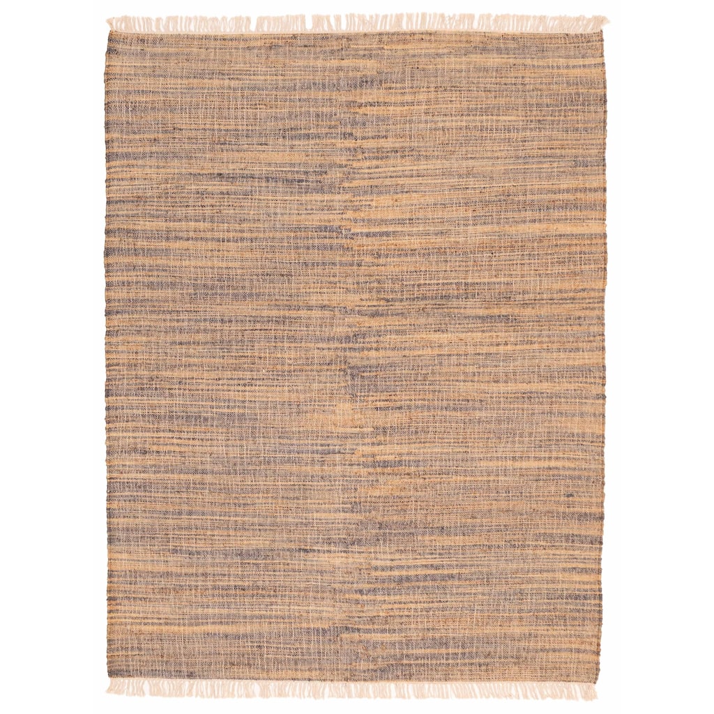 ECARPETGALLERY Flat-Weave Palas Denizli Tan Jute Kilim - 5'6 x 7'3