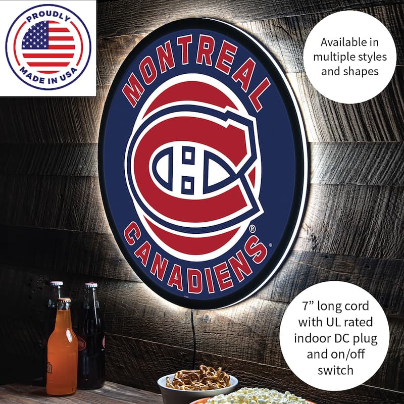 Montreal Canadiens LED Lighted Sign