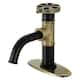 Option Matte Black / Antique Brass
