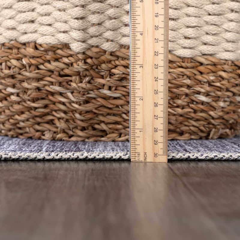 Hauteloom Barny Traditional Oriental Machine Washable Area Rug