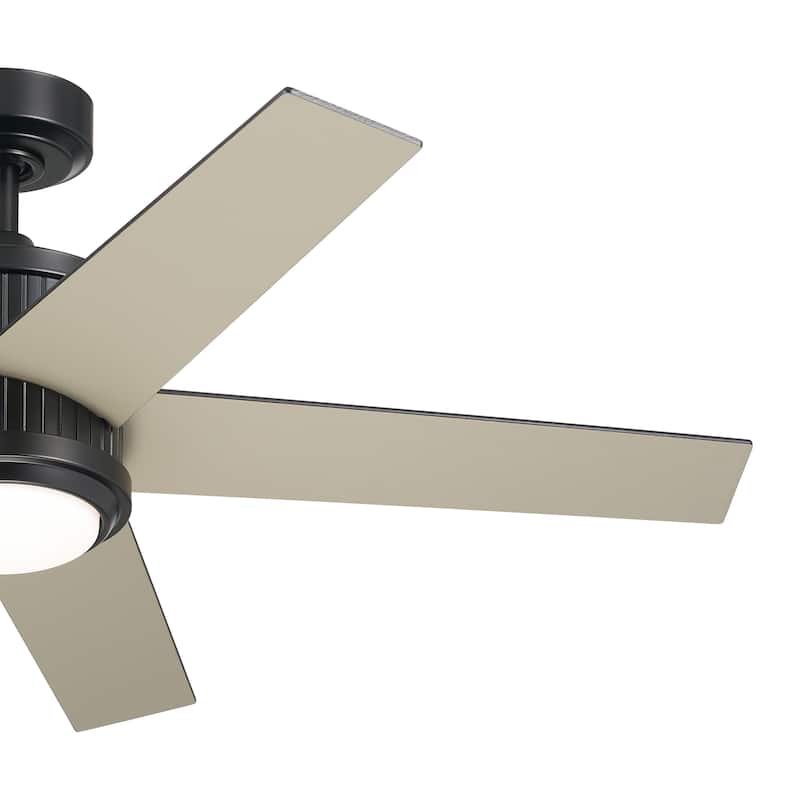 Kichler Lighting Brahm 48 inch Integrated LED Indoor Satin Black Ceiling Fan
