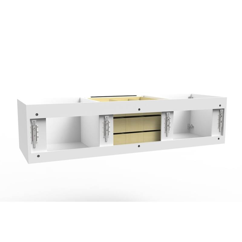 Alpine 60" Wall Mounted Bathroom Vanity (Base Only)