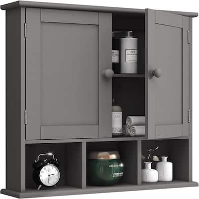 Bathroom Wall Cabinet - 5.1"D x 22"W x 22"H