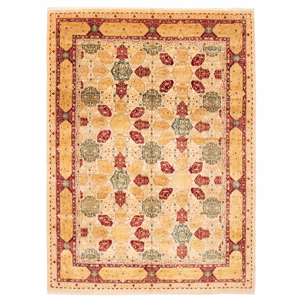 ECARPETGALLERY Hand-knotted Pako Persian 18 Of 20 Ivory Wool Rug - 10'0 x 13'8