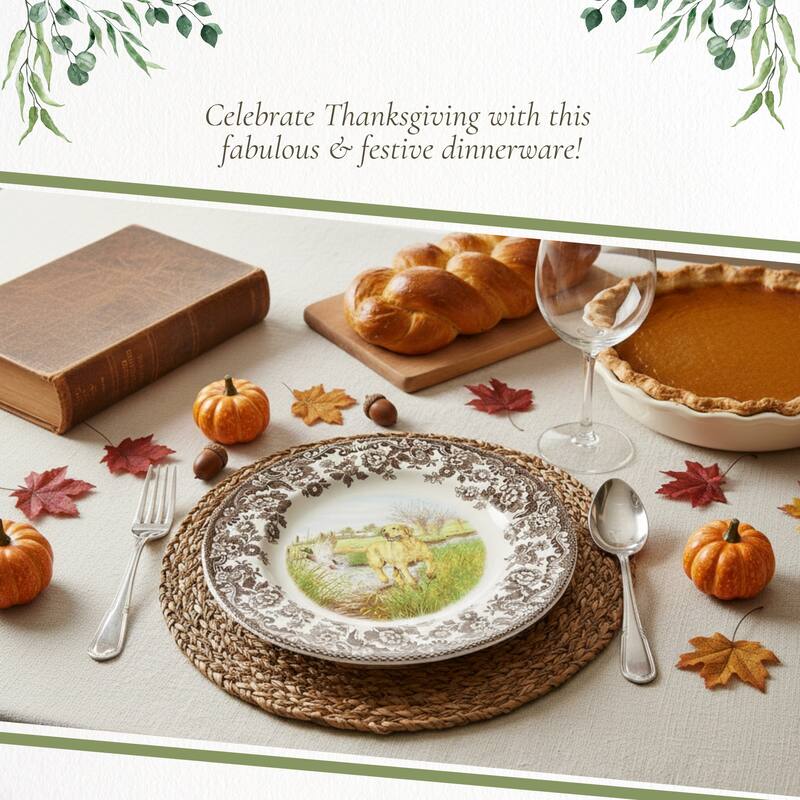 Spode Woodland Salad Plate Assorted Animals