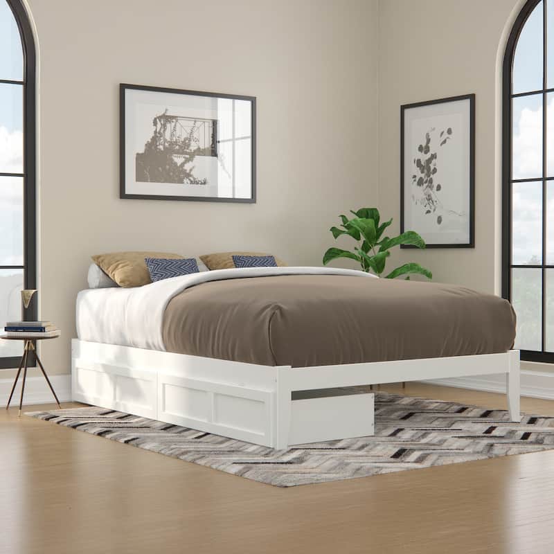 AFI Colorado Platform Bed with Storage Drawers