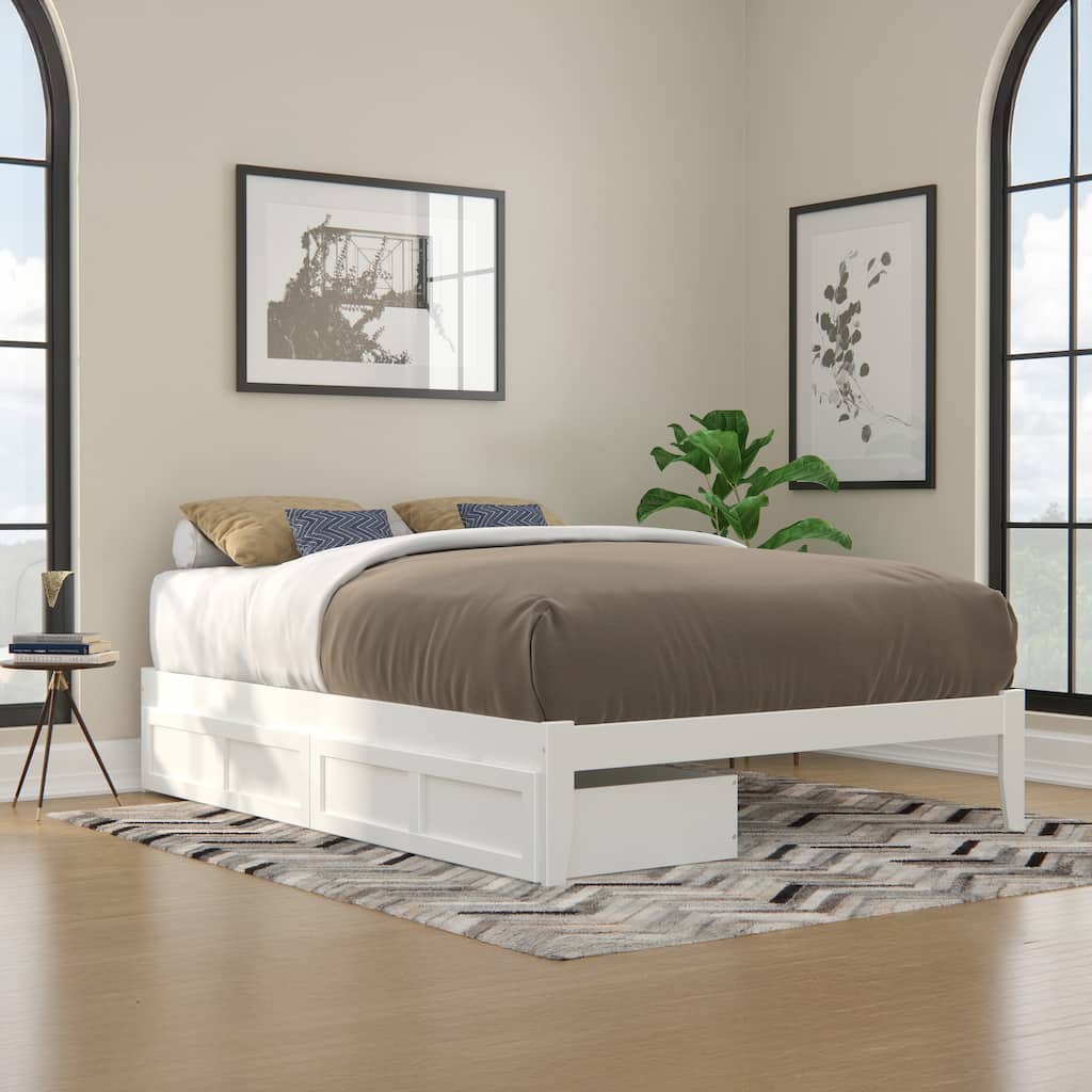 AFI Colorado Platform Bed with Storage Drawers