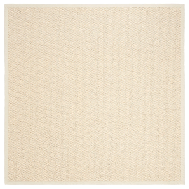 SAFAVIEH Natural Fiber Mira Giesela Sisal Rug - 6' Square - Creme