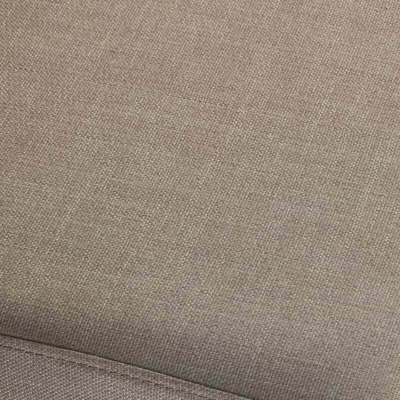 Antique Gray Finish Upholstered Nailhead Bench