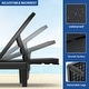 preview thumbnail 18 of 105, Outdoor Chaise Lounge Chairs (Set of 2) with Adjustable Backrest