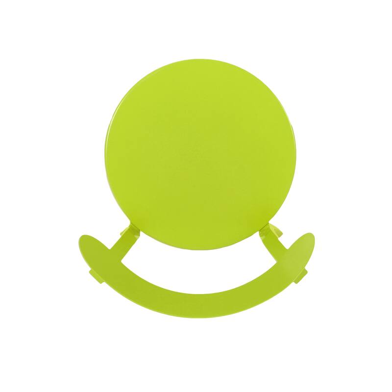 3-Piece Matte Outdoor Bistro Set, Powder-Coated Iron Table and Chairs for Patio or Balcony Dining